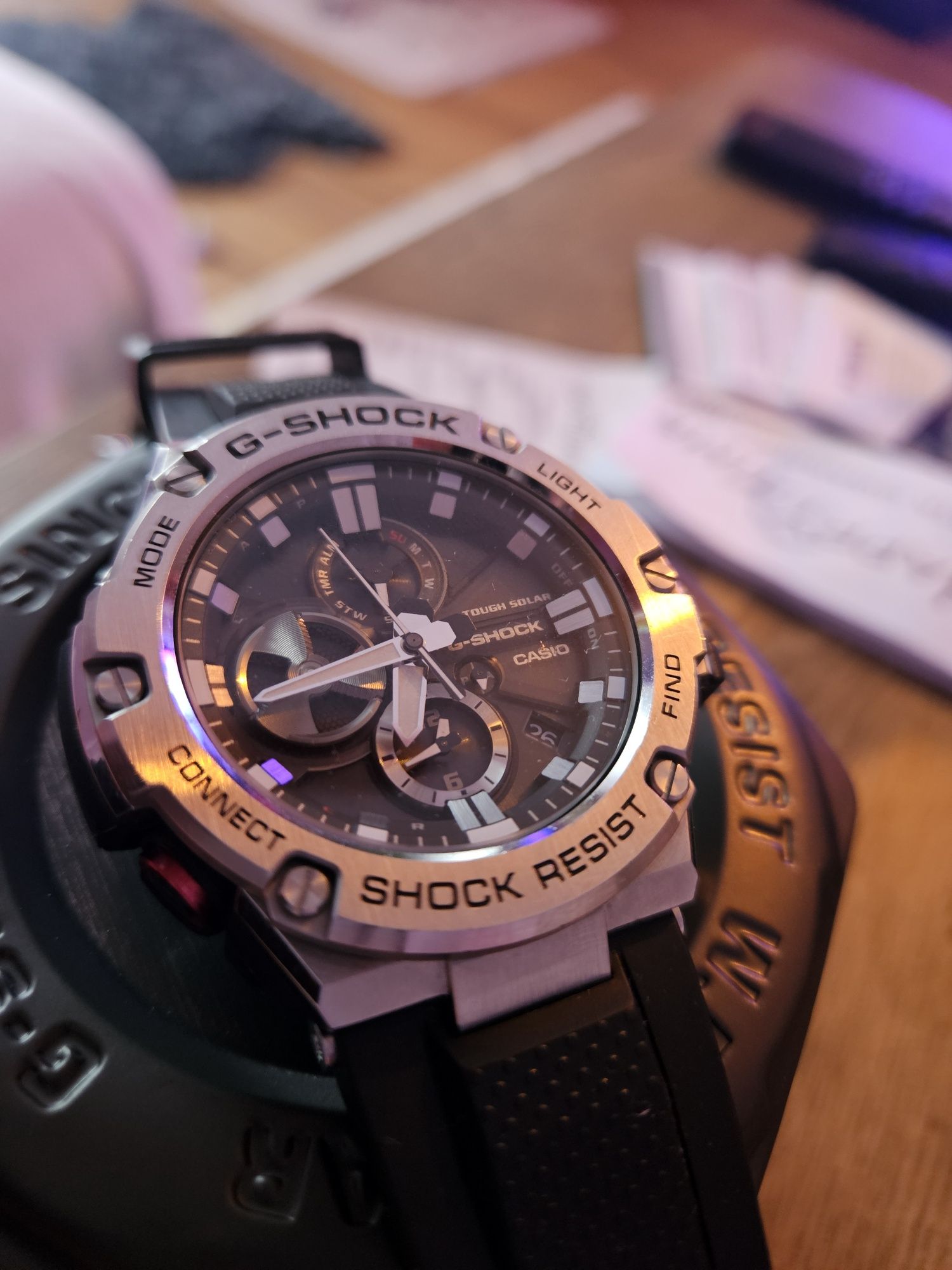 Zegarek Casio G-Shock gst b100-1 AER