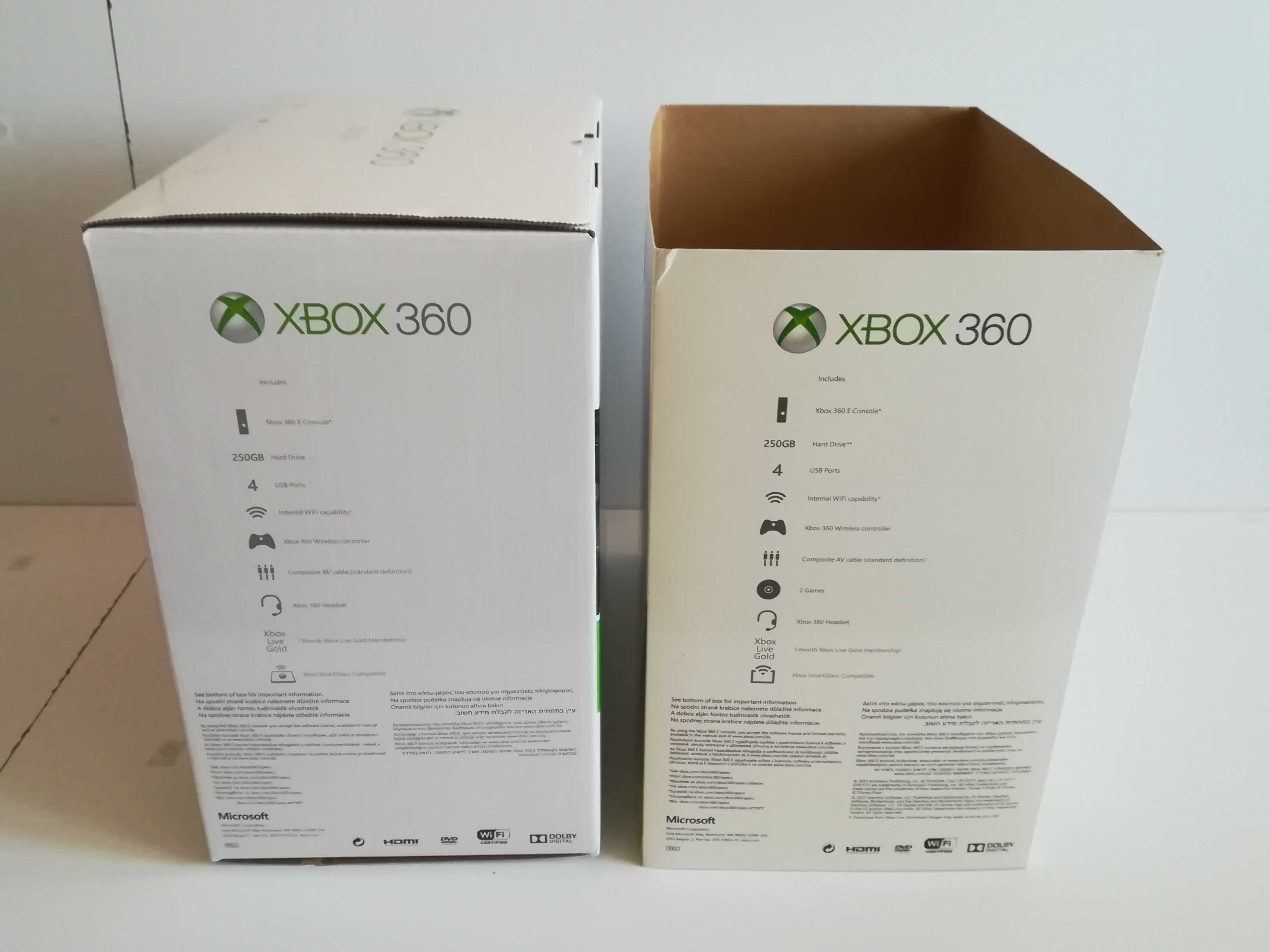 Karton pudełko po konsoli Microsoft XBOX 360 E