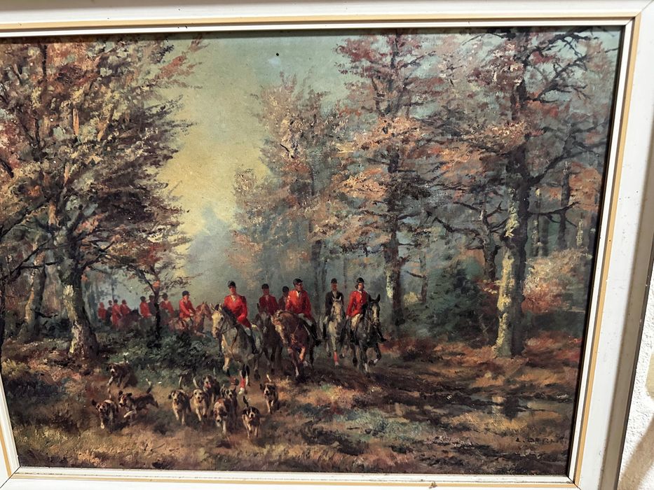 Картина “Hubertusjagd im bunten Rock” (L. Berlin)