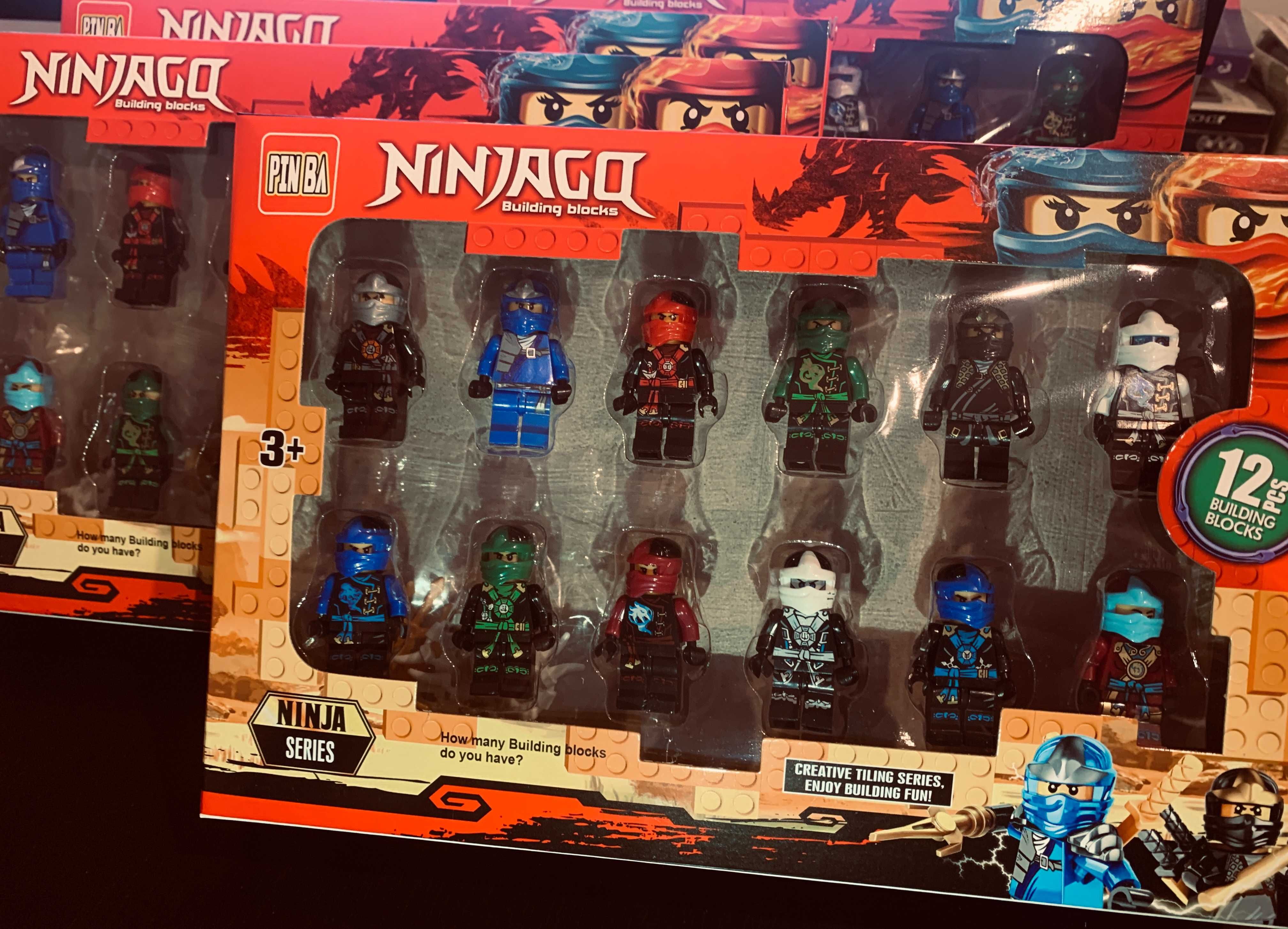 2x Figurki Ludzik NinjaGo Zestaw 12 szt Figurek Klocki nie LEgo