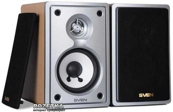 Колонки мультимедійні  2.0, акустична система Sven MS-220 Beech