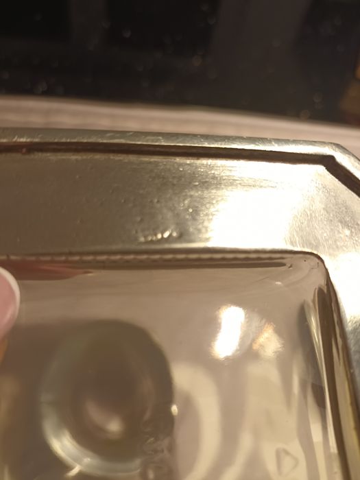 Włoska Karafka do Whisky  okuta srebrem