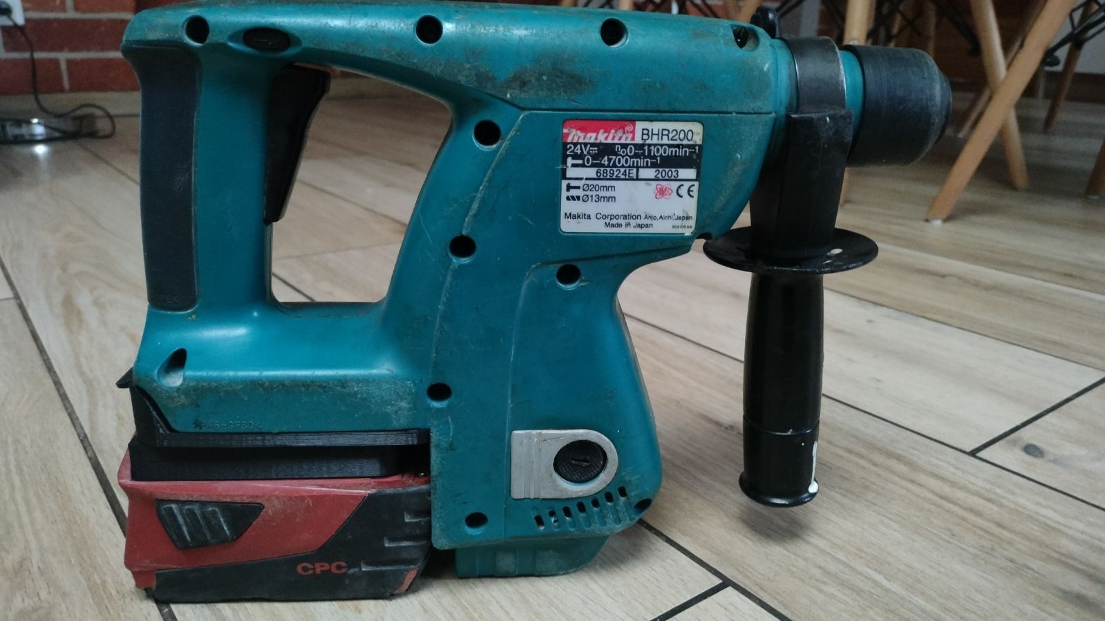 Przejściówka z Hilti CPC22 na Makita 24V