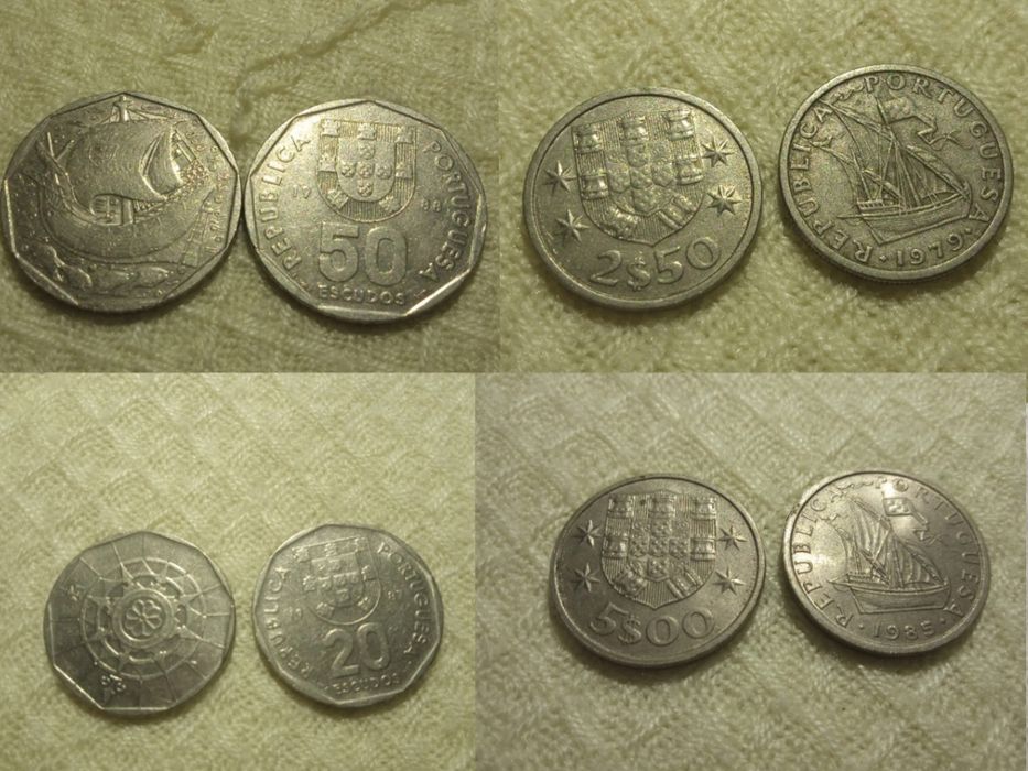 Coleção de Moedas e Notas Antigas
