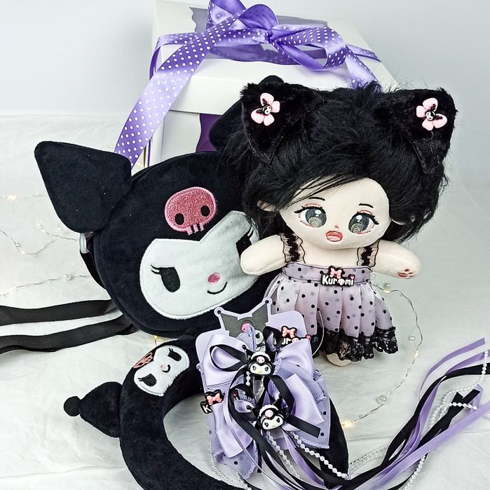 Подарунковий набір для дівчинки з іграшкою Куромі Kuromi Sanrio