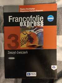 Francofolie express 3 Język francuski. Ćwiczenia. Liceum i technikum.