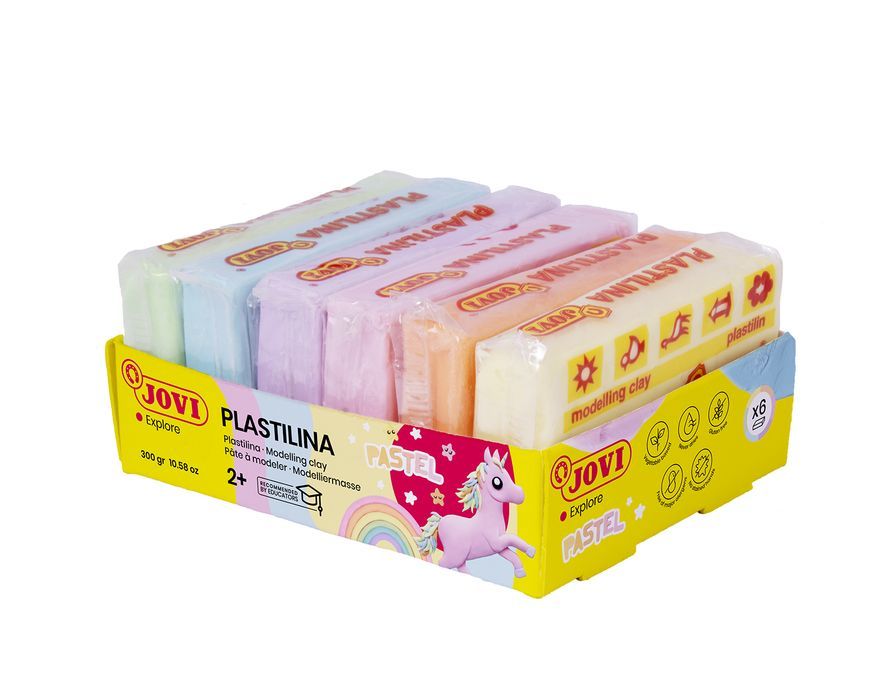 Plastelina Pastelowa 6 Kolorów Po 50G Jovi