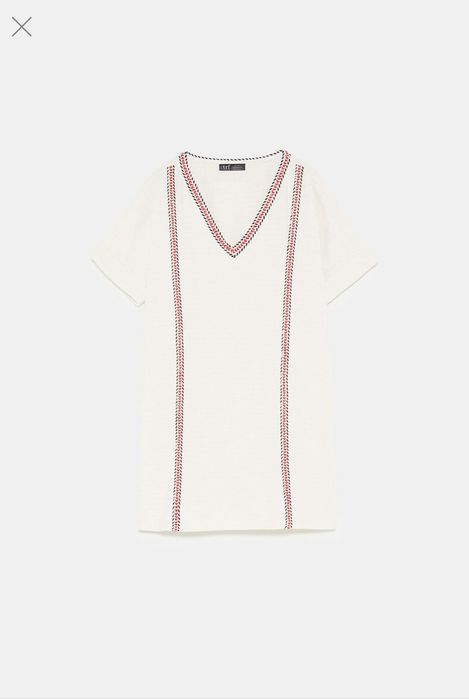 Платье Zara белое