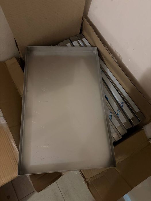 Лоток Противень 530х330х30 з харчової нержавіючої сталі 304 0,8