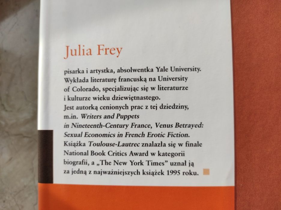 Toulouse-Lautrec Biografia - Julia Frey