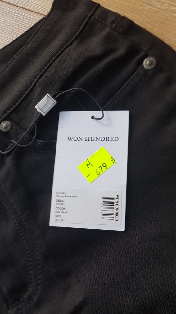 Won Hundred Shady obcisłe rurki męskie spodnie jeans dżinsy W30 L34