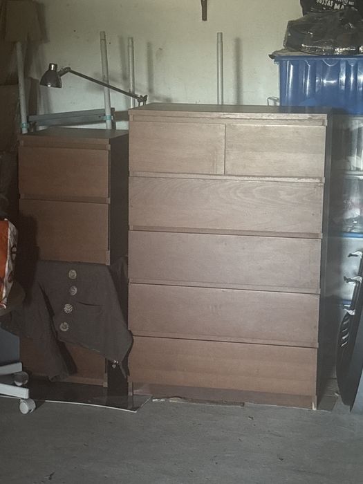 Duas mesas de cabeceira e Comoda 6 gavetas IKEA