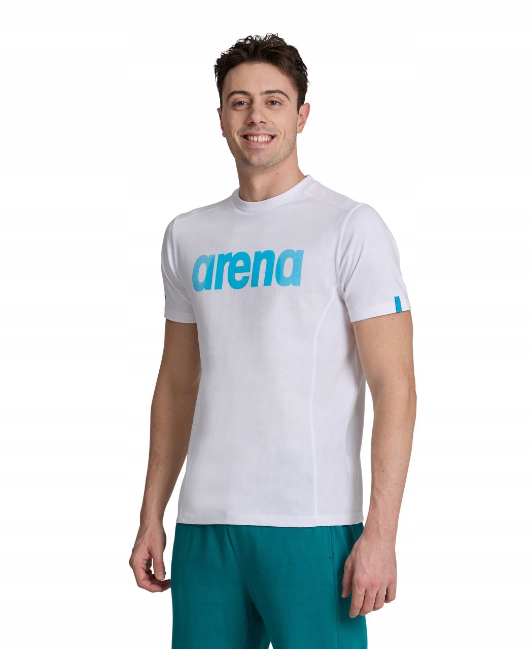Koszulka T-Shirt sportowy na trening na co dzień Arena Unisex Logo R.x