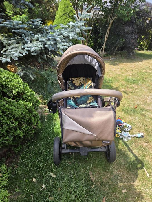 Wózek Junama Fluo Diamond 3w1 Gondola Spacerówka Fotelik