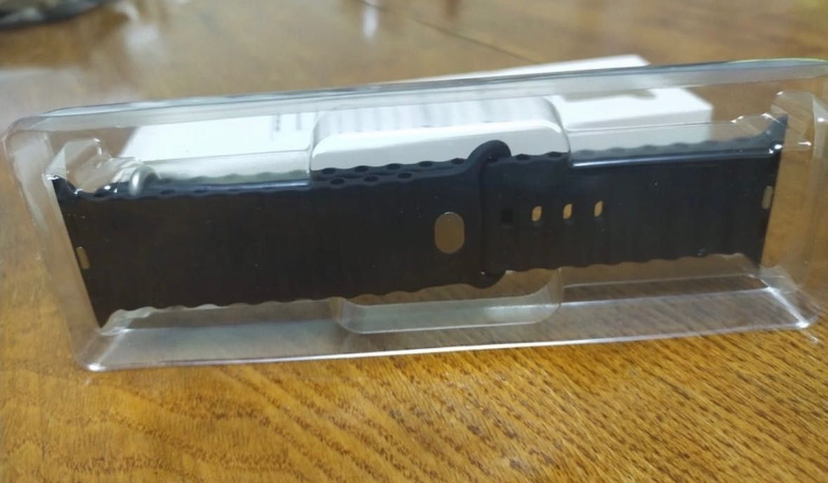 Czarny pasek ocean do Apple Watch smart watch