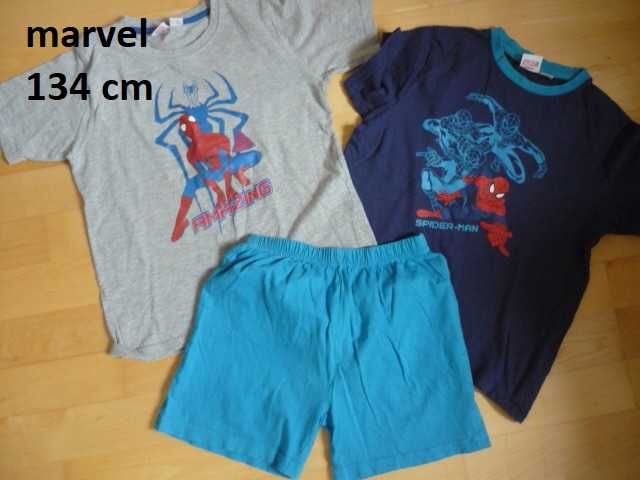 8 sztuk t-shirtów i krótkie spodenki dla chłopca rozmiar 134 cm