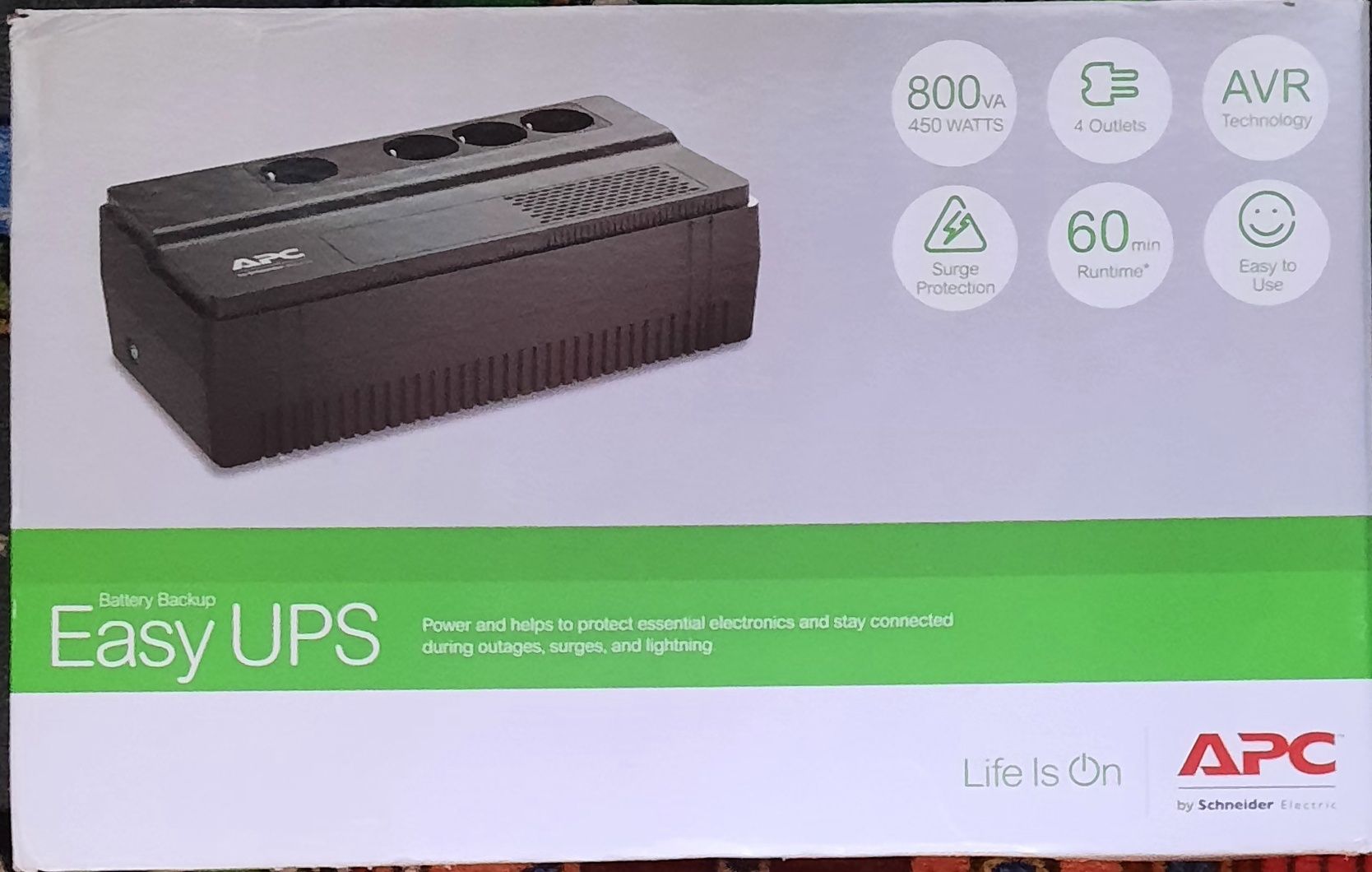 ДБЖ APC Easy UPS 500VA Schuko