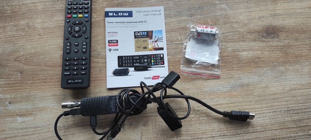 Tuner DVB-T 2 Blow TV naziemna kpl