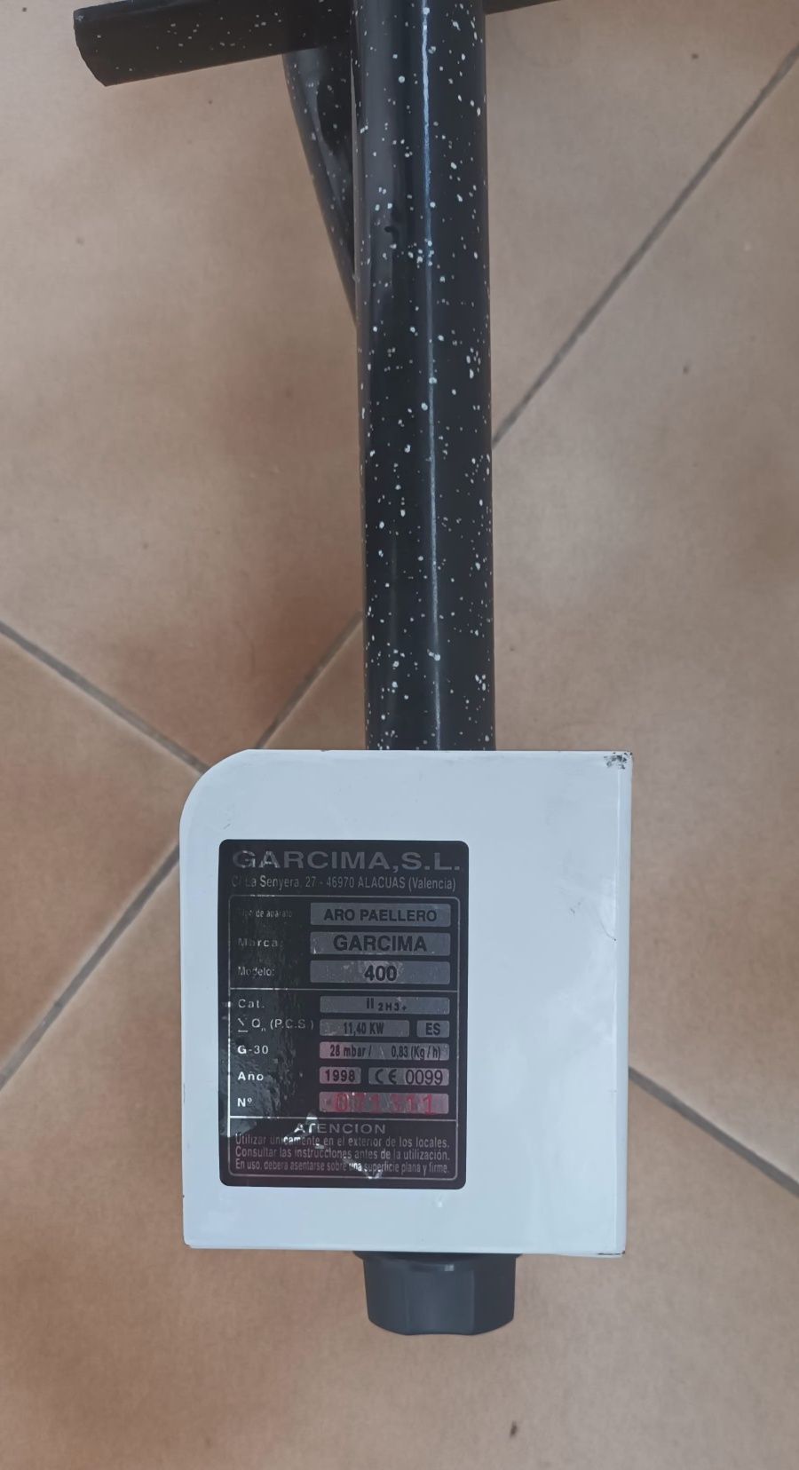 Paellera/paelha/plancha grill Garcima 46cm NOVA