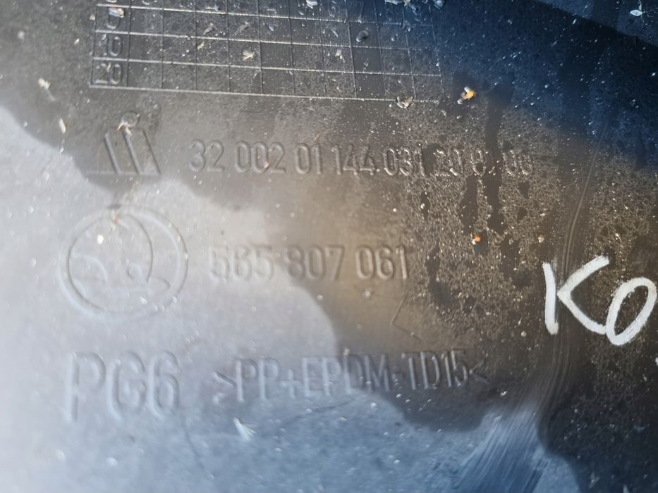 Skoda kodiaq zderzak przód oryginał