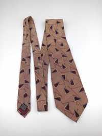 Piscador czerwony bordowy jedwabny krawat