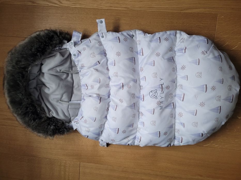 Śpiworek zimowy do wózka MAILILY 0-24 m-ce