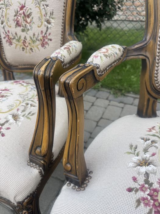 Крісло барокко гобелен стільці барокко