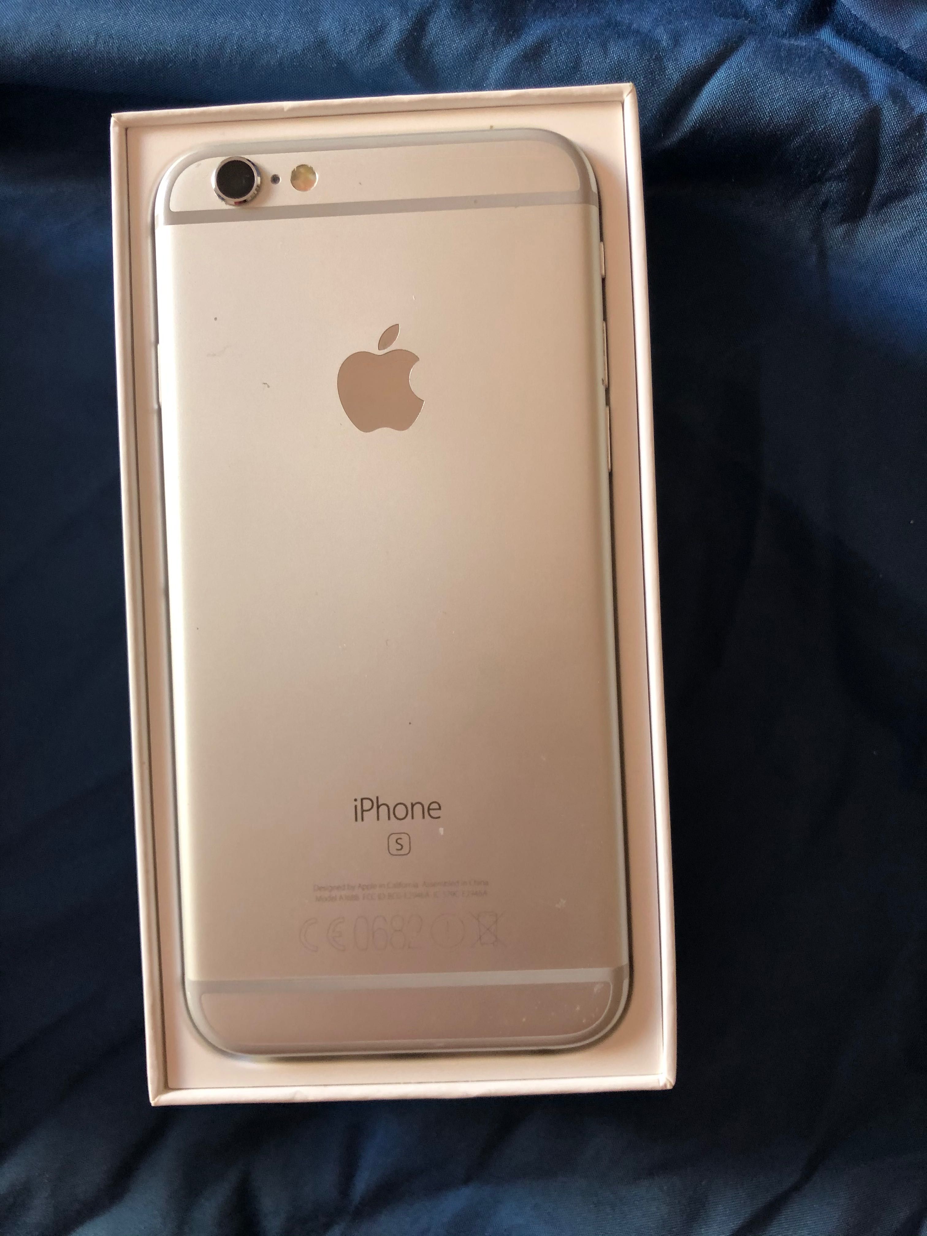 iPhone 6s 64gb branco e prata