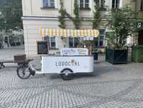 Rower gastronomiczny z lodami