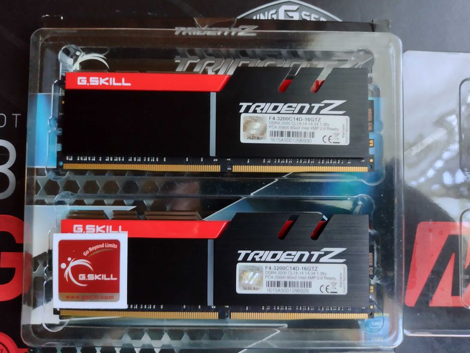 Pamięć G.Skill Trident Z 16GB(2x8GB) DDR4 3200MHz CL14 B-DIE Samsung