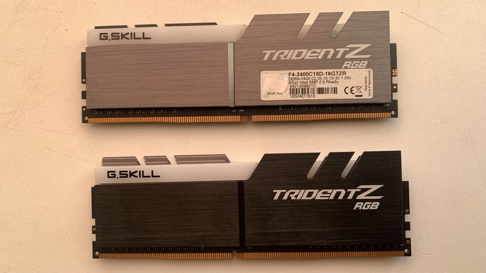 Оперативка DDR4 G. Skill TridentZ RGB F4-2400C15D-16GTZR 2x8 GB XMP