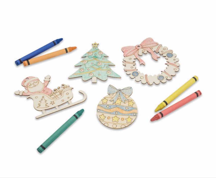 Kreatywne Zawieszki świąteczne Do Malowania