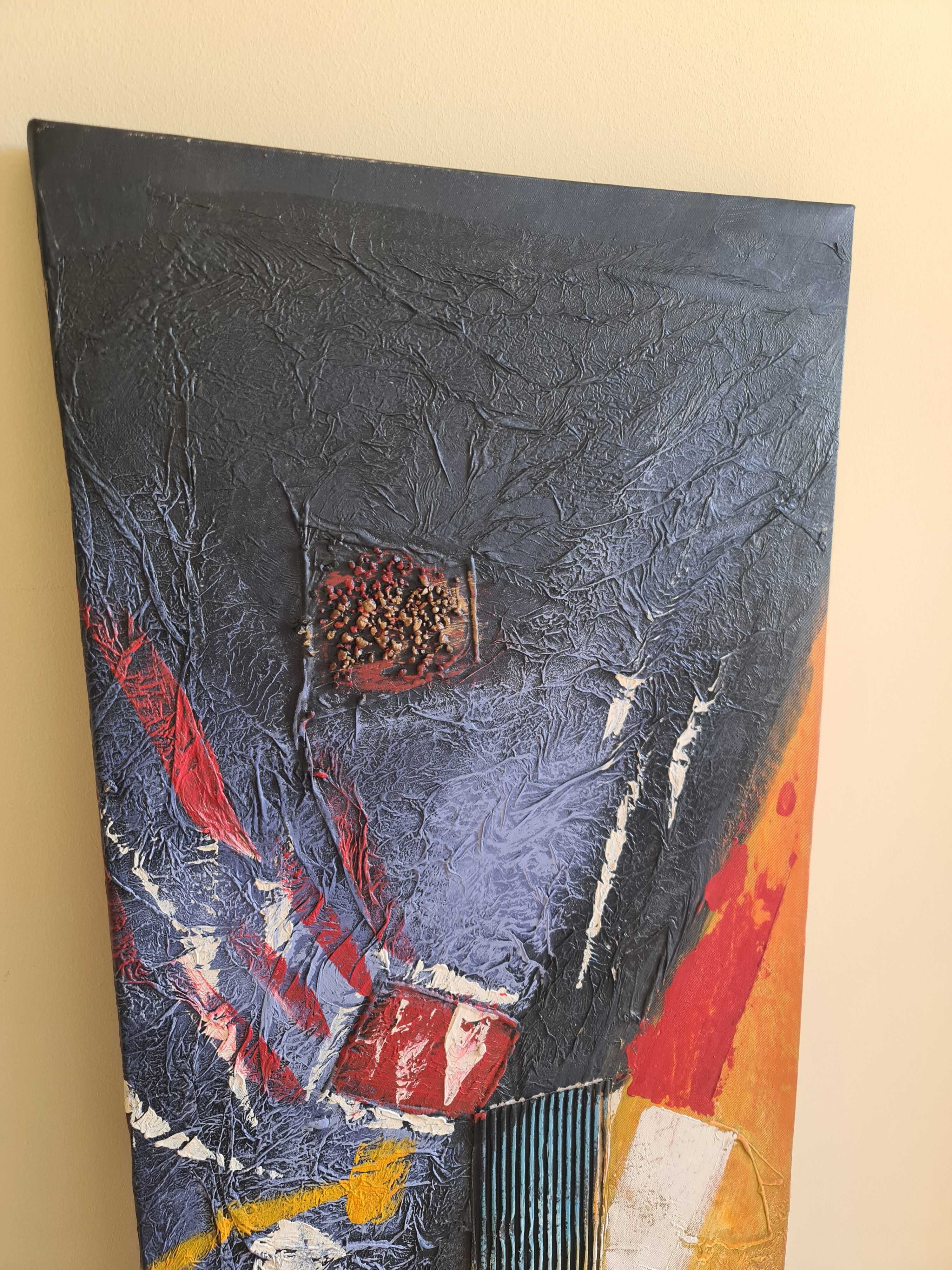 Moldura Tela Quadro Pintura Parede Decorativa - 100x40cm