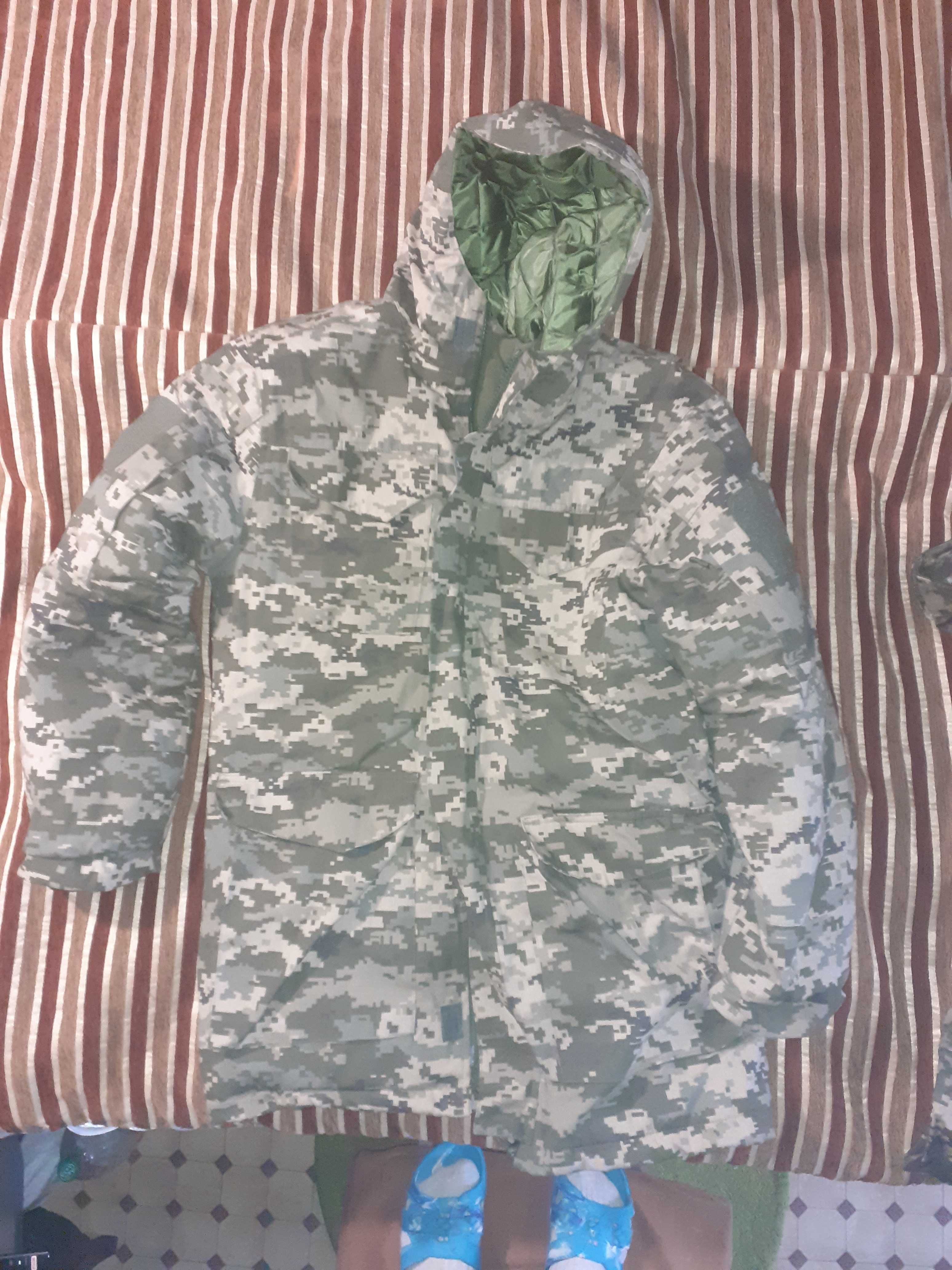 Куртка зимняя новая  мужская военная  (матрица)  р-р 48-50, рост 1769
