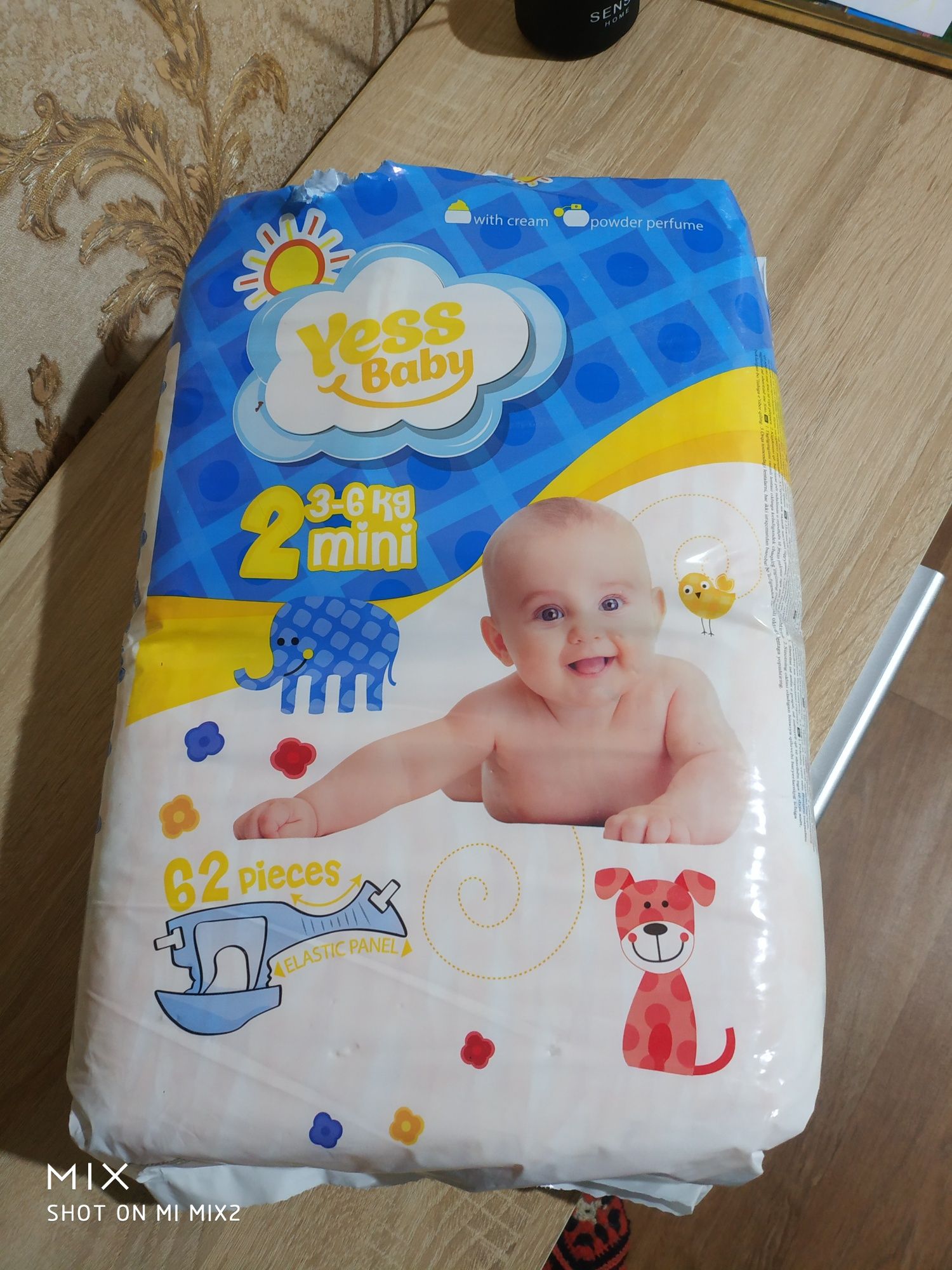 Подгузники Yes bebi 2 /3-6кг, Турция