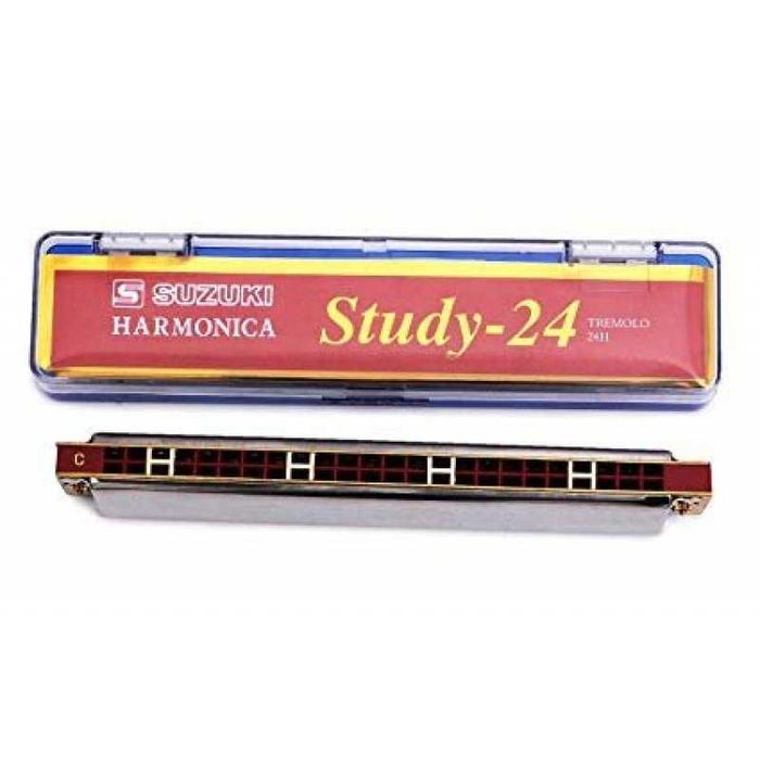 Harmonijka ustna SUZUKI Study-24 tonacja C 24 Tremolo