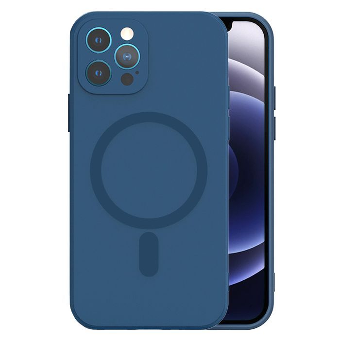 Tel Protect Magsilicone Case Do Iphone 11 Granatowy