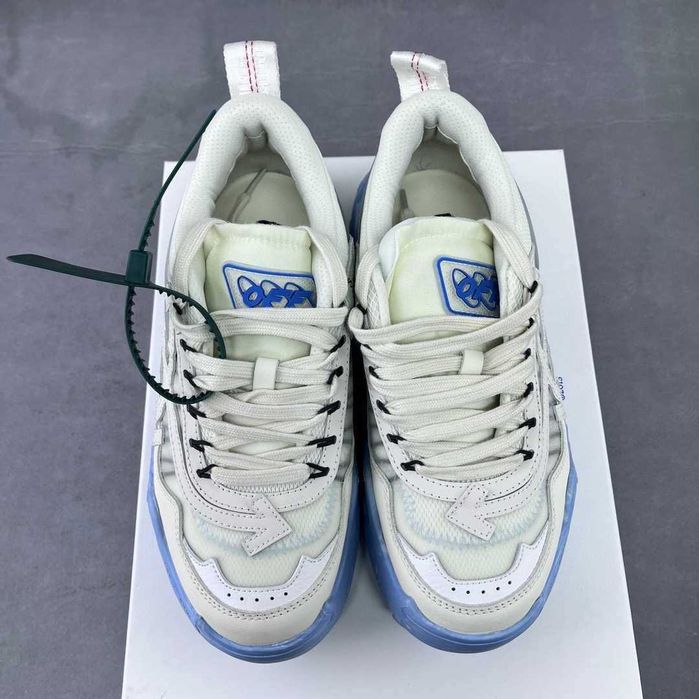 (БЕЗ ПЕРЕДОПЛАТИ)Off-White Odsy 1000 White оф вайт одсі бежеві сині