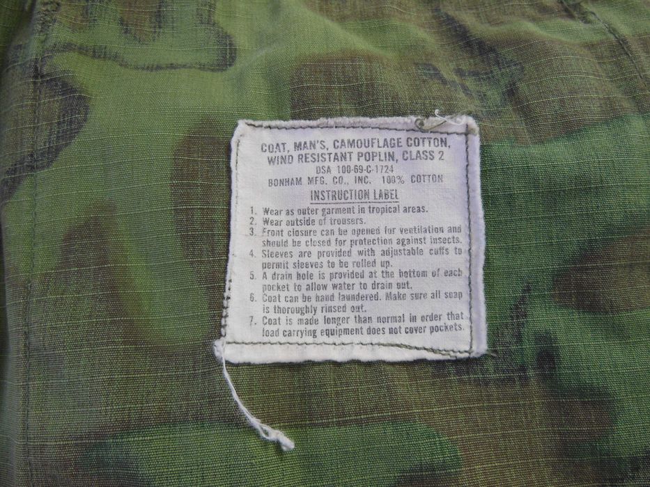 Bluza US Army Vietnam ERDL Small Regular 1968 r