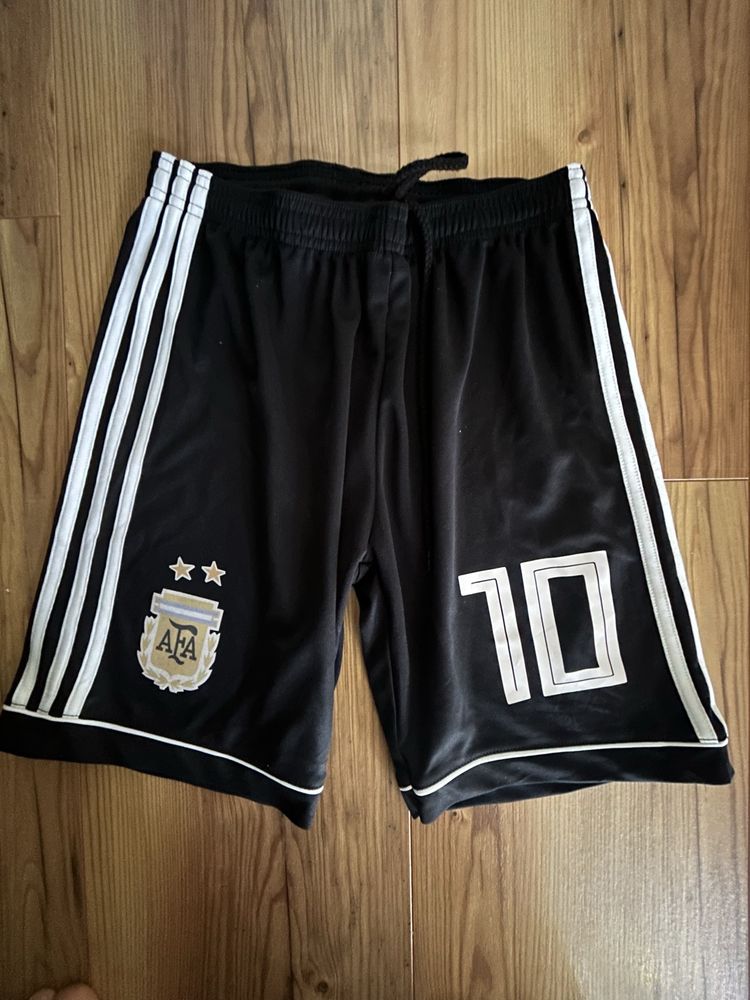 Calcoes equipamento Argentina 2018/2019, tamanho 11-12, com numero 10
