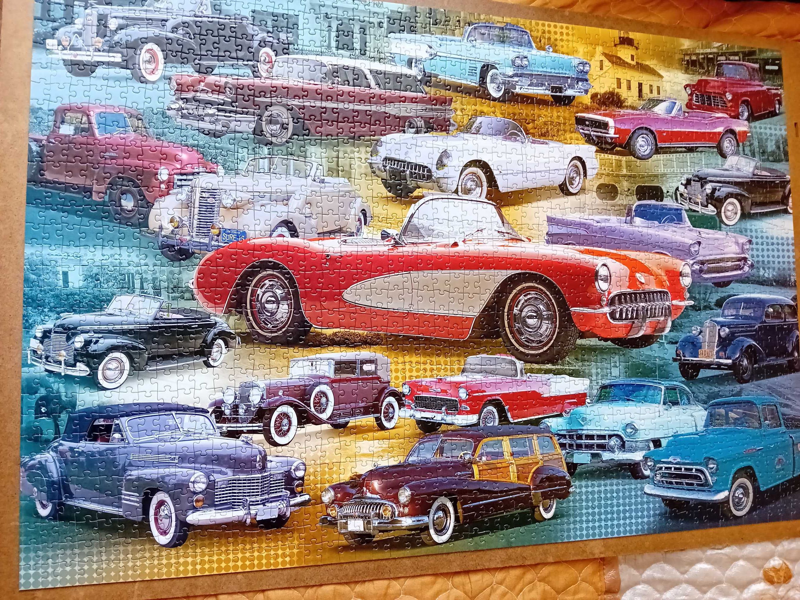 Puzzle Trefl 1500 kompletne i zadbane