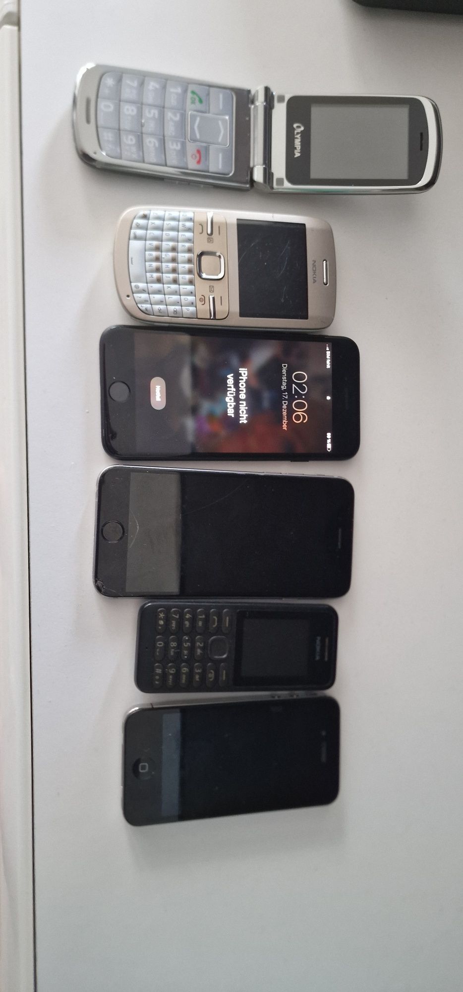 Telefony sprawne i na części