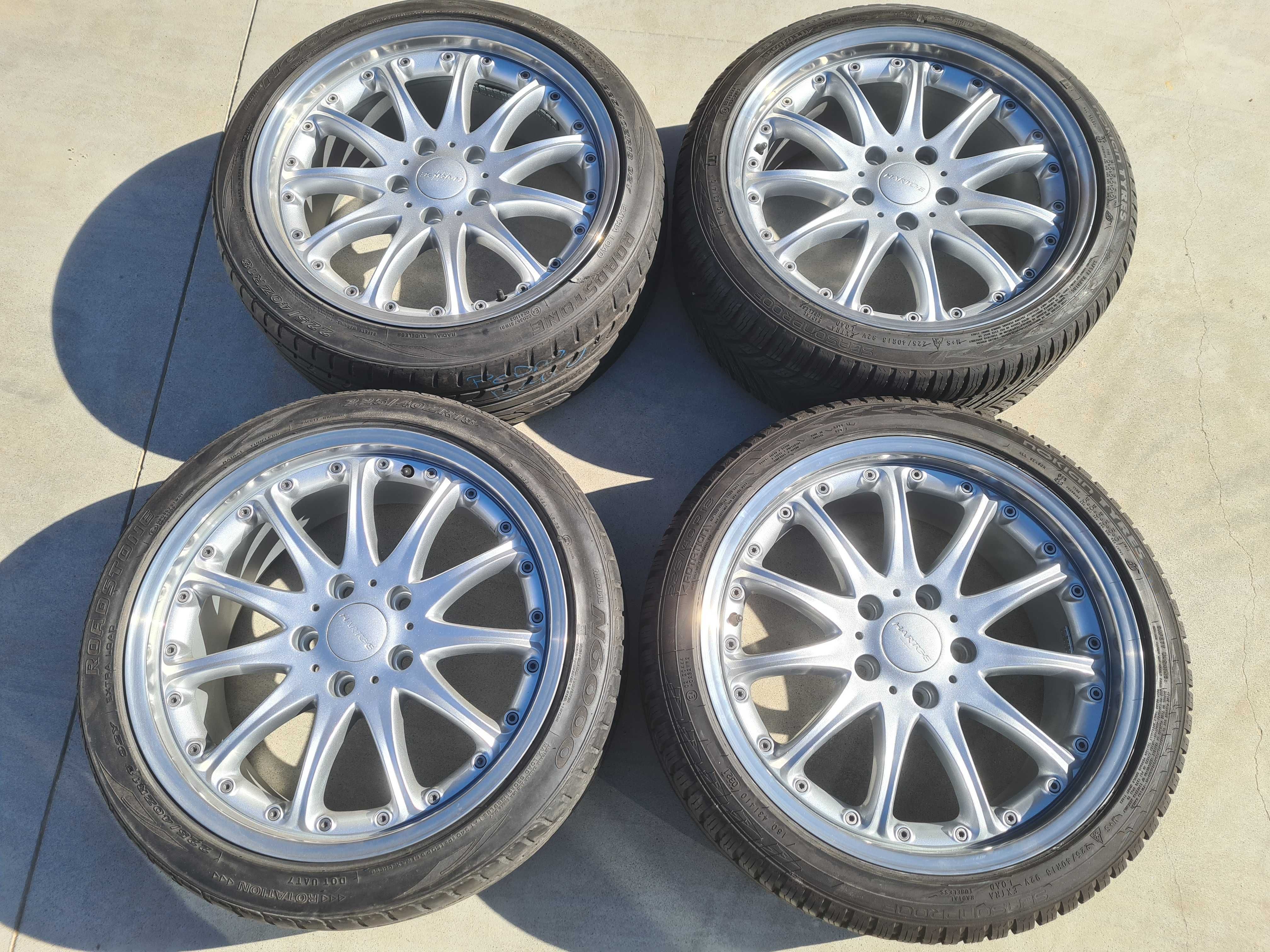 4 Jantes Hartge BMW 18 Originais 5x120 Aba polida