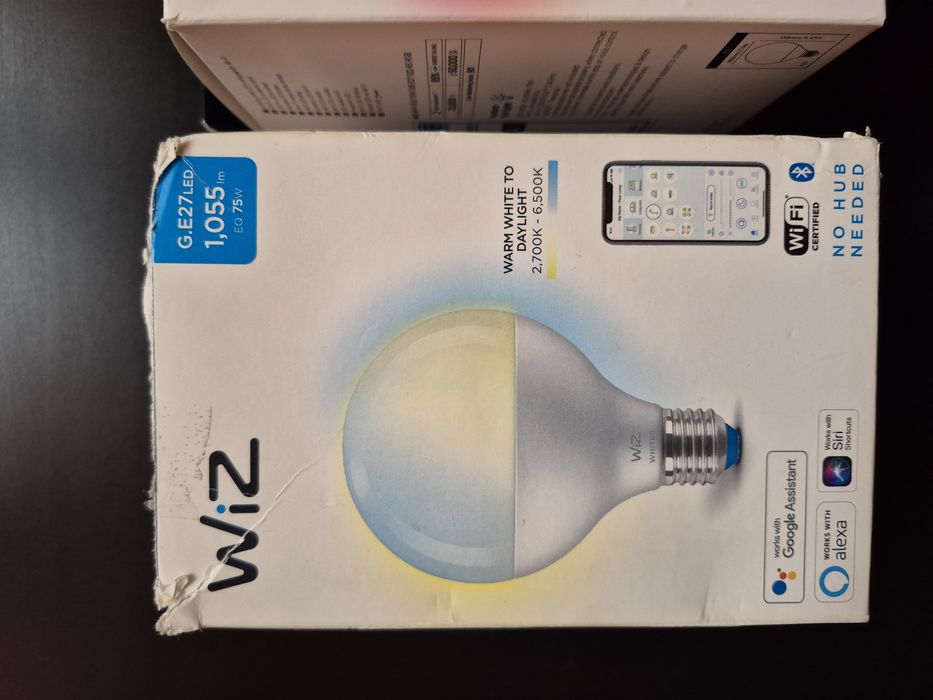 Żarówki WIZ Wi-Fi E27 (zestaw: kolor + biała) 11W=75W