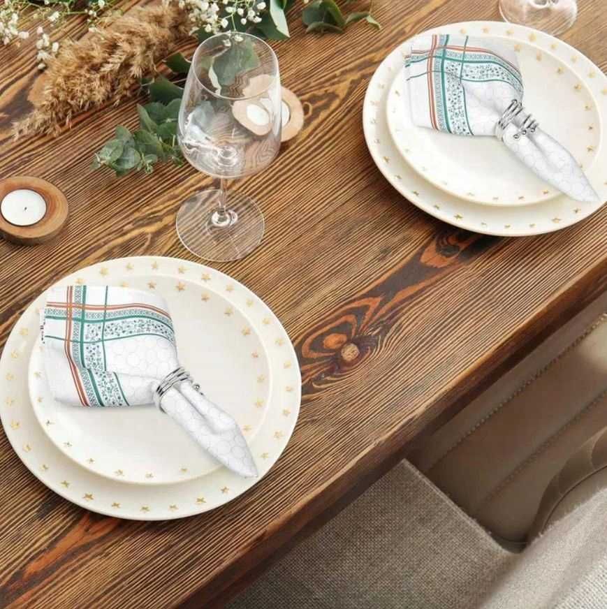 SERWETKI 4szt 45x45cm obiadowe BAWEŁNA Arquiel Cloth NOWE s056
