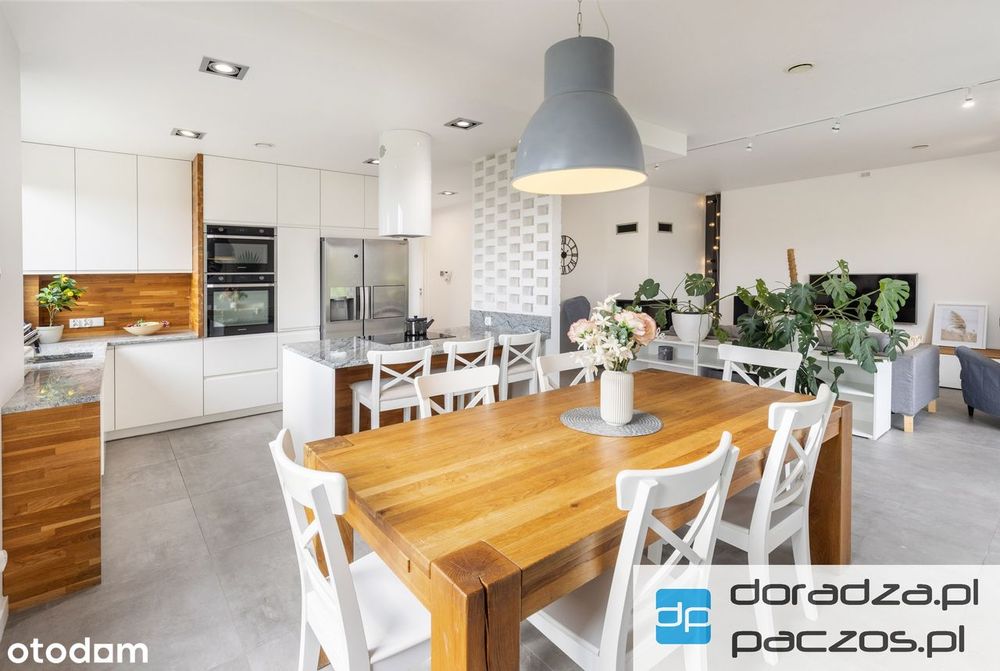 Stylowy Bliźniak z Bajecznym Ogrodem/ 163 m2/ 5 pokoi/ garaż/POD LASEM