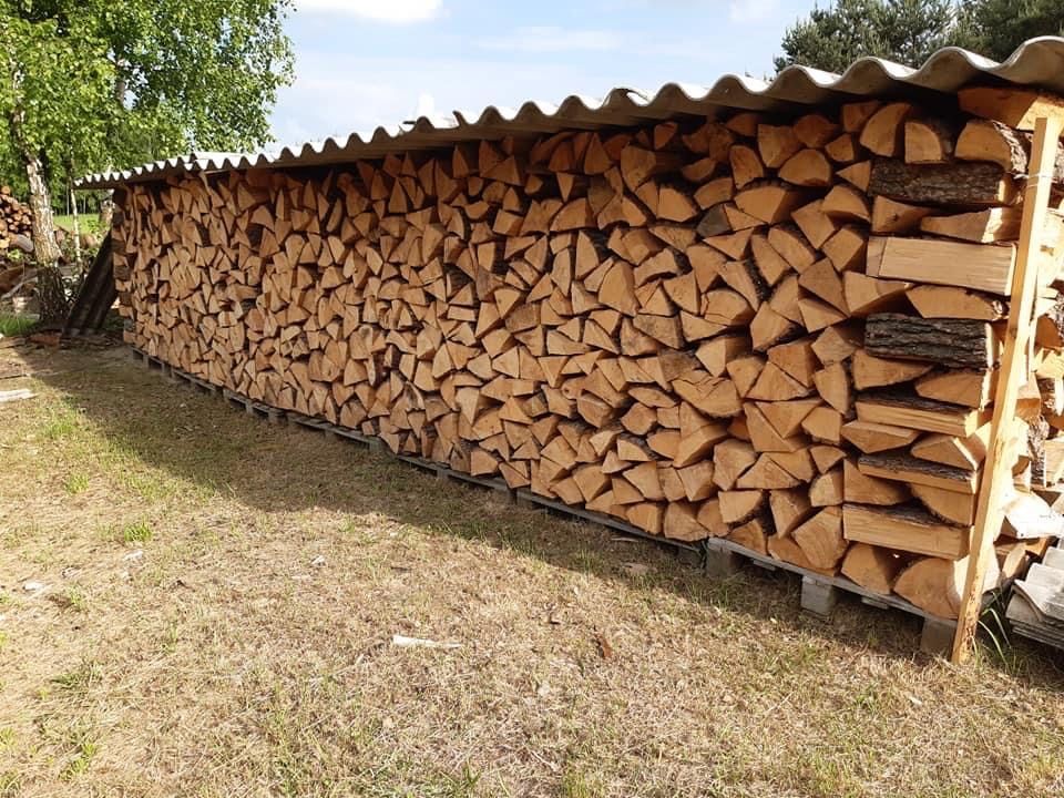 Drewno drzewo układane m3 kominkowe opałowe