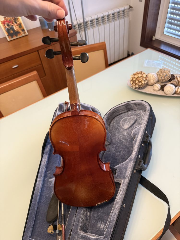 Violino com case