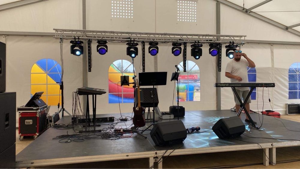 Organizacja wydarzeń / event / nagłośnienie /oświetlenie/scena mobilna