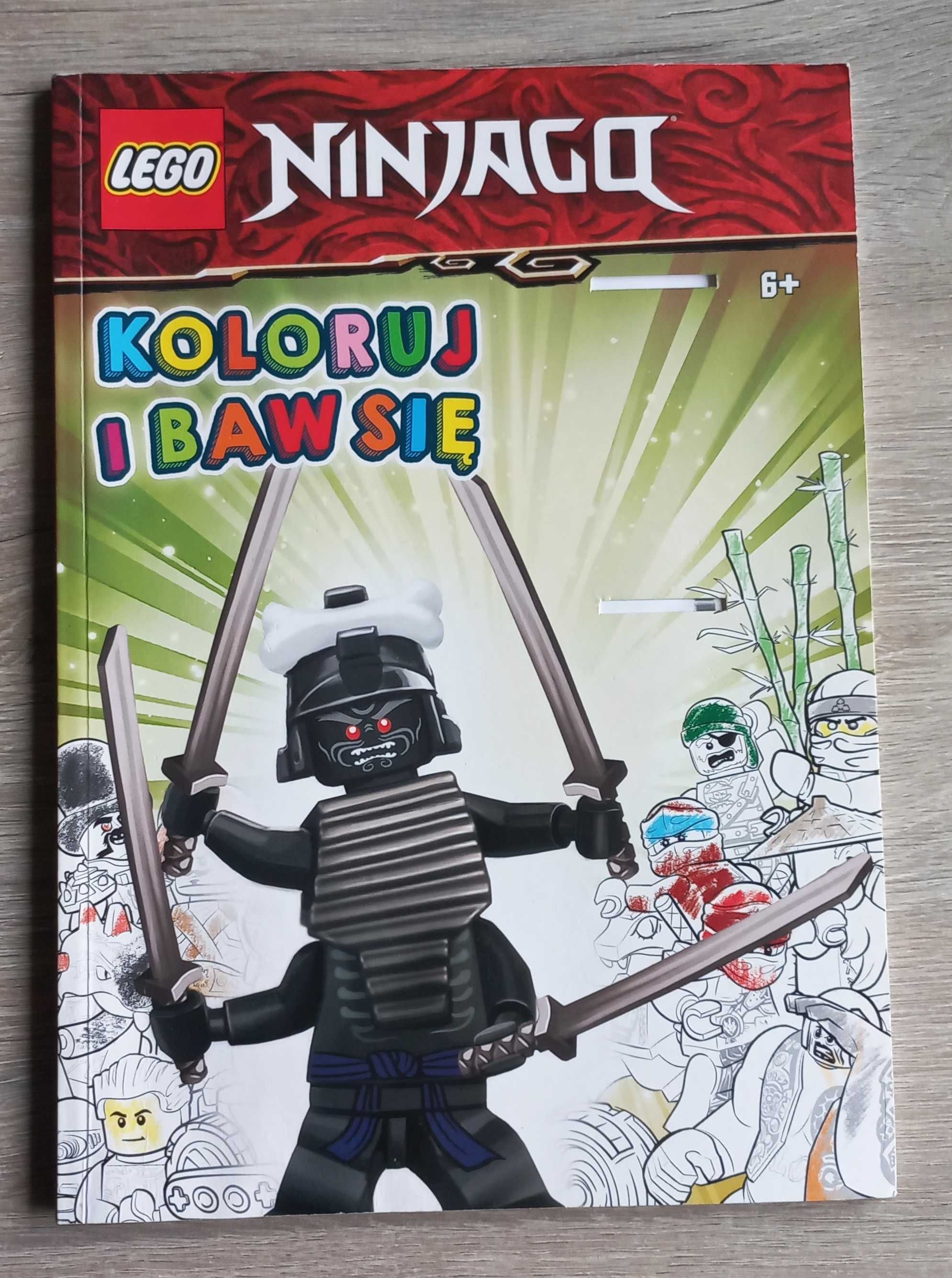 Nowa kolorowanka lego Ninjago Pokoloruj i baw się